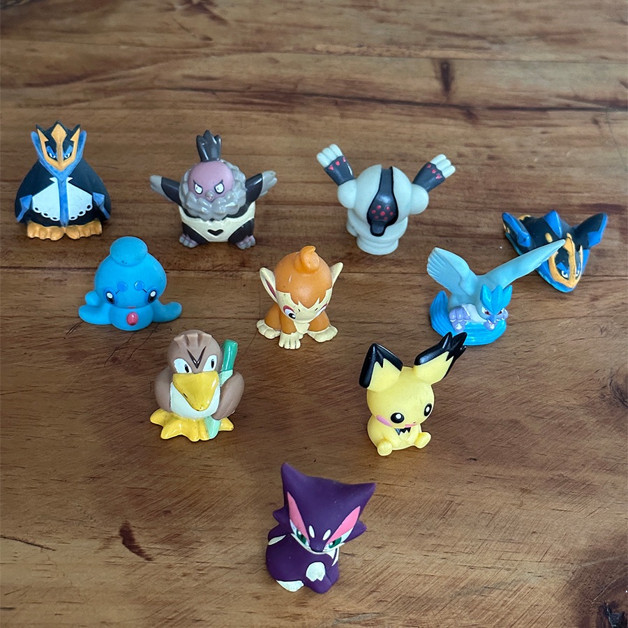 Mô Hình P5 Pokemon Kid Bandai Tổng Hợp Pokemon Ngón Tay Rỗng Ruột Chính Hãng