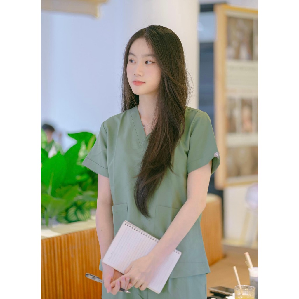 Đồng phục SPA, thẩm mỹ viện bộ phẫu thuật, đồng phục điều dưỡng SB01