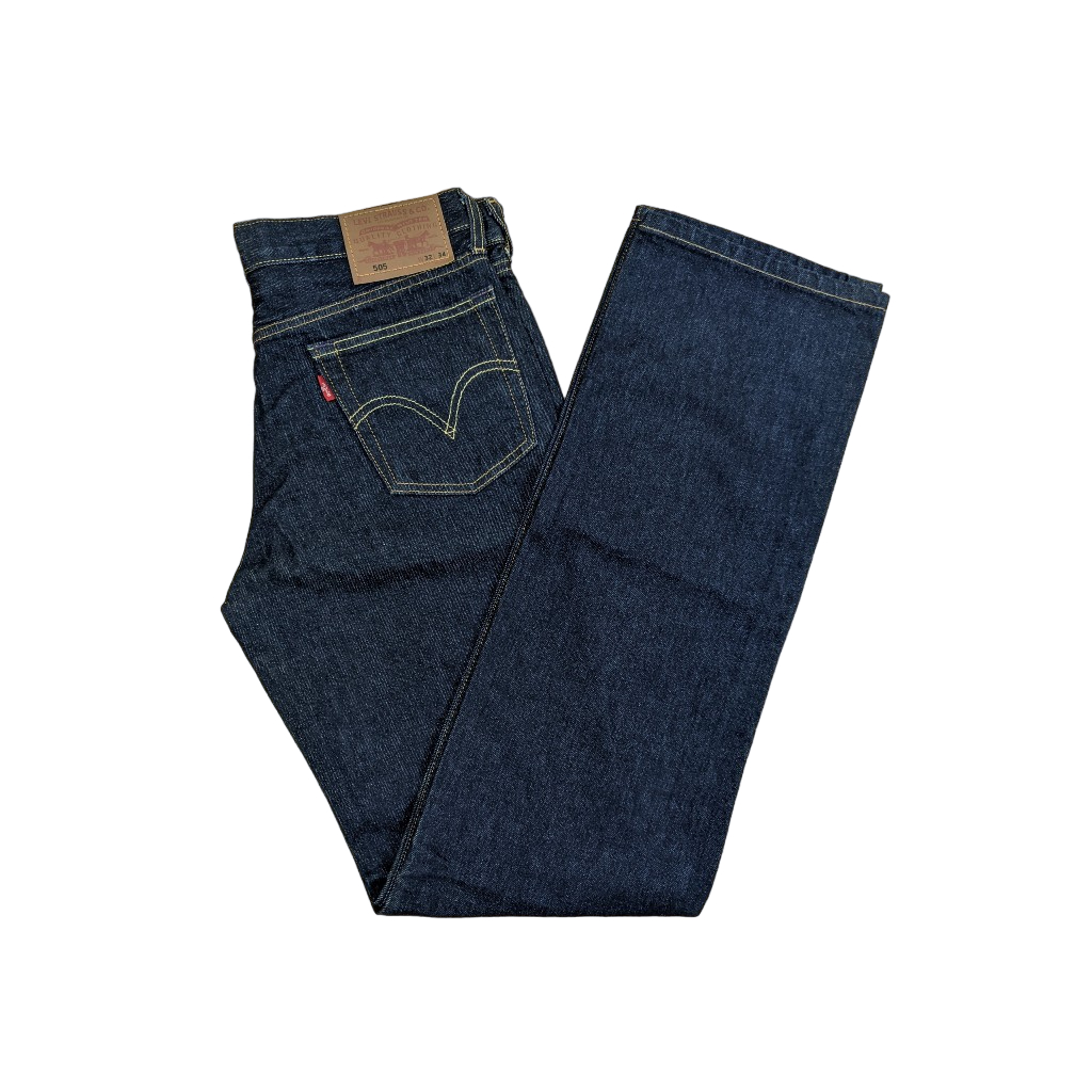Quần jeans nam Levis 505 Slim Straight Size 32x34 Hàng Hiệu