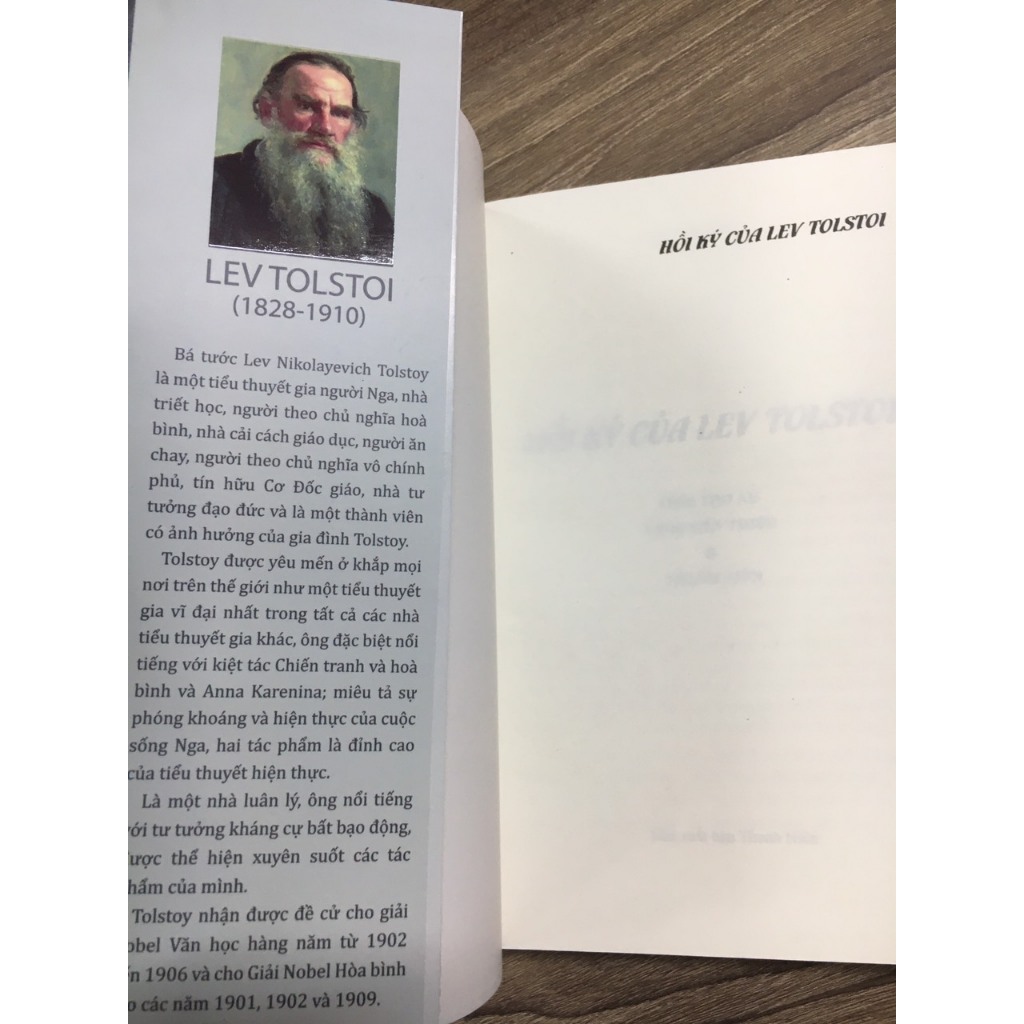 Sách - Hồi Ký của Lev Tolstoy - Lev Tolstoy