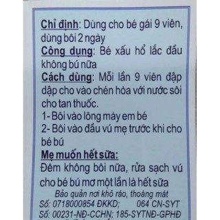 Mẹo . cai sữa an toàn