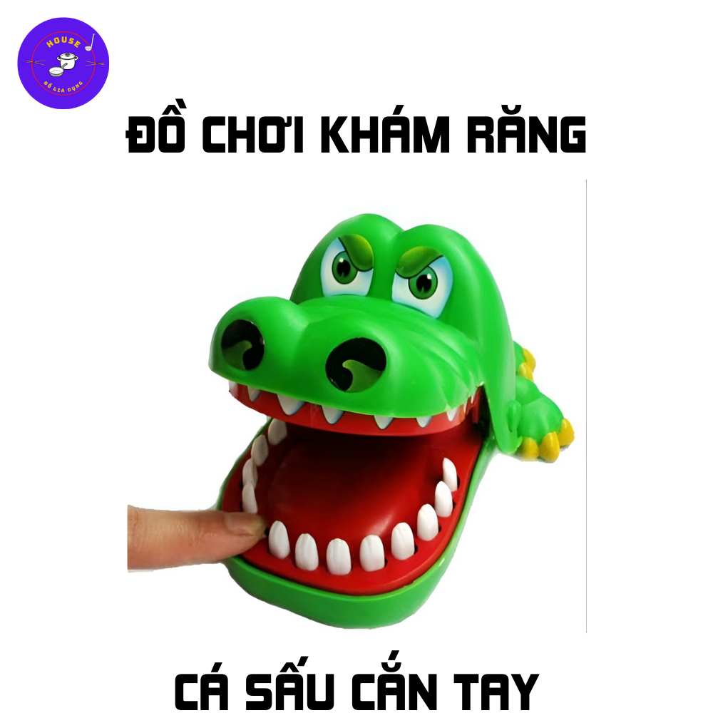 Đồ chơi khám răng cá sấu cắn tay vui nhộn