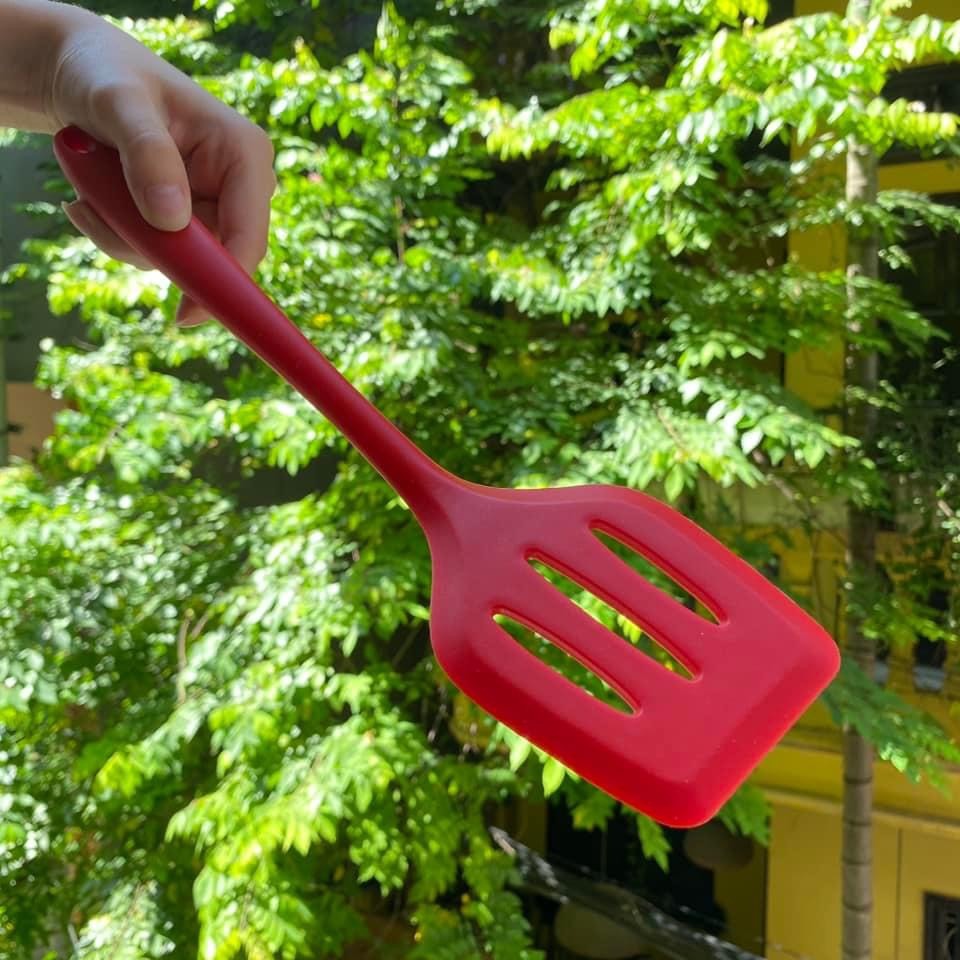 Muỗng Muôi Xẻng Xào Muôi Múc Silicon Chống Nóng Chịu Nhiệt