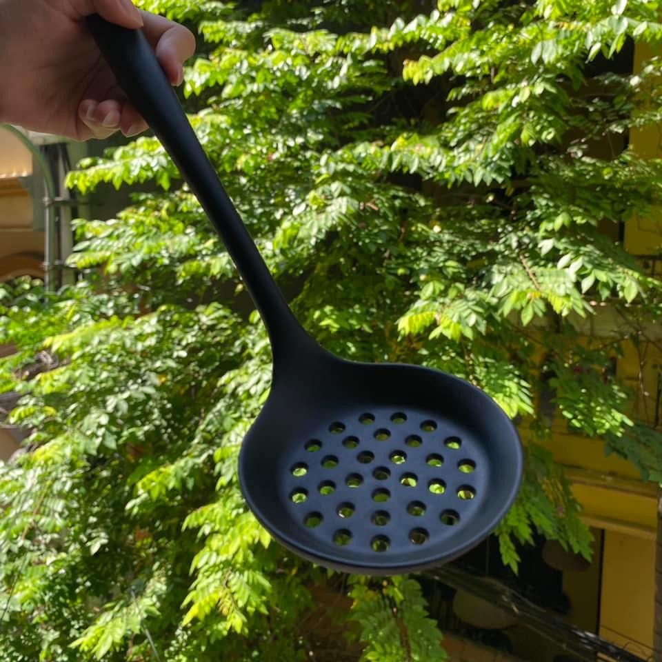 Muỗng Muôi Xẻng Xào Muôi Múc Silicon Chống Nóng Chịu Nhiệt