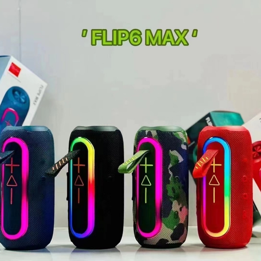 Loa bluetooth JBL Flip 6 MAX ,loa không dây độ đèn led cùng âm thanh bass căng công suất 16w - Yourbox.vn
