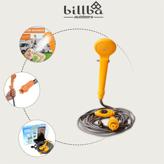 Vòi sen tắm di động bơm 12v dùng tắm hoặc rửa khi đi du lịch cắm trại dã ngoại ngoài trời BB9821 - Billba Outdoors