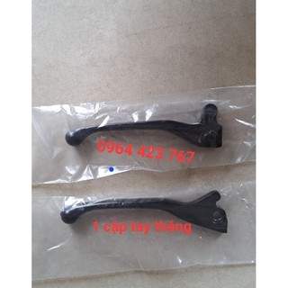 Tay thắng Vespa đen zin