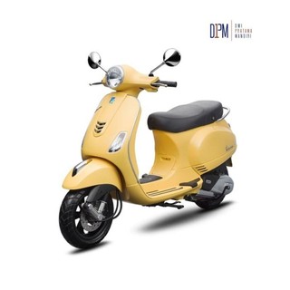 Tay thắng Vespa đen zin