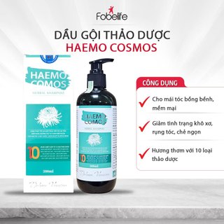 Dầu Gội Haemo Cosmos Fobe 10 Loại Thảo Dược, Giúp Giảm Ngứa, Sạch Gàu Mềm Mượt Tóc