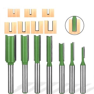 Mũi mài phay gỗ cốt 6mm hoac 6.35 mũi soi gỗ hình trụ thẳng