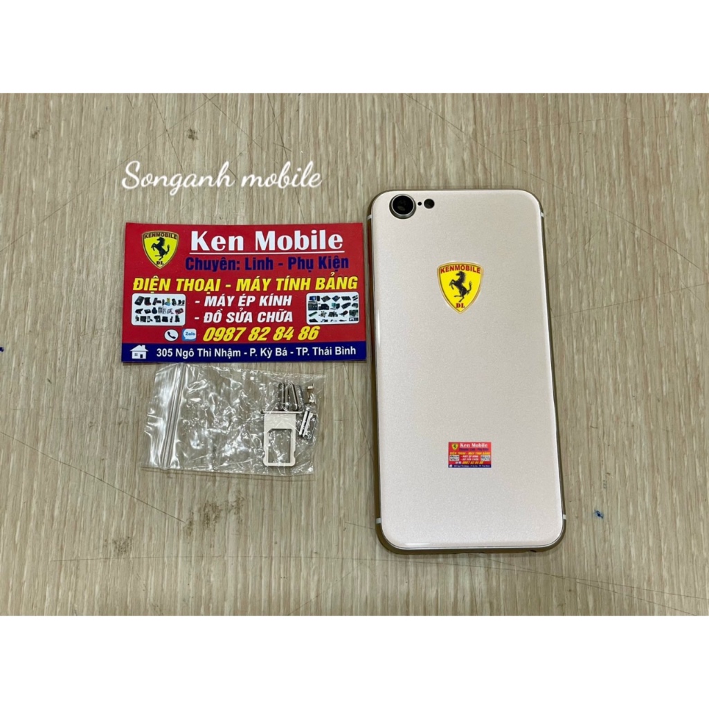 ￼Vỏ độ thương thích cho ip6s / ip 6s lên ip8g / ip 8g đầy đủ phím bộ và khay sim