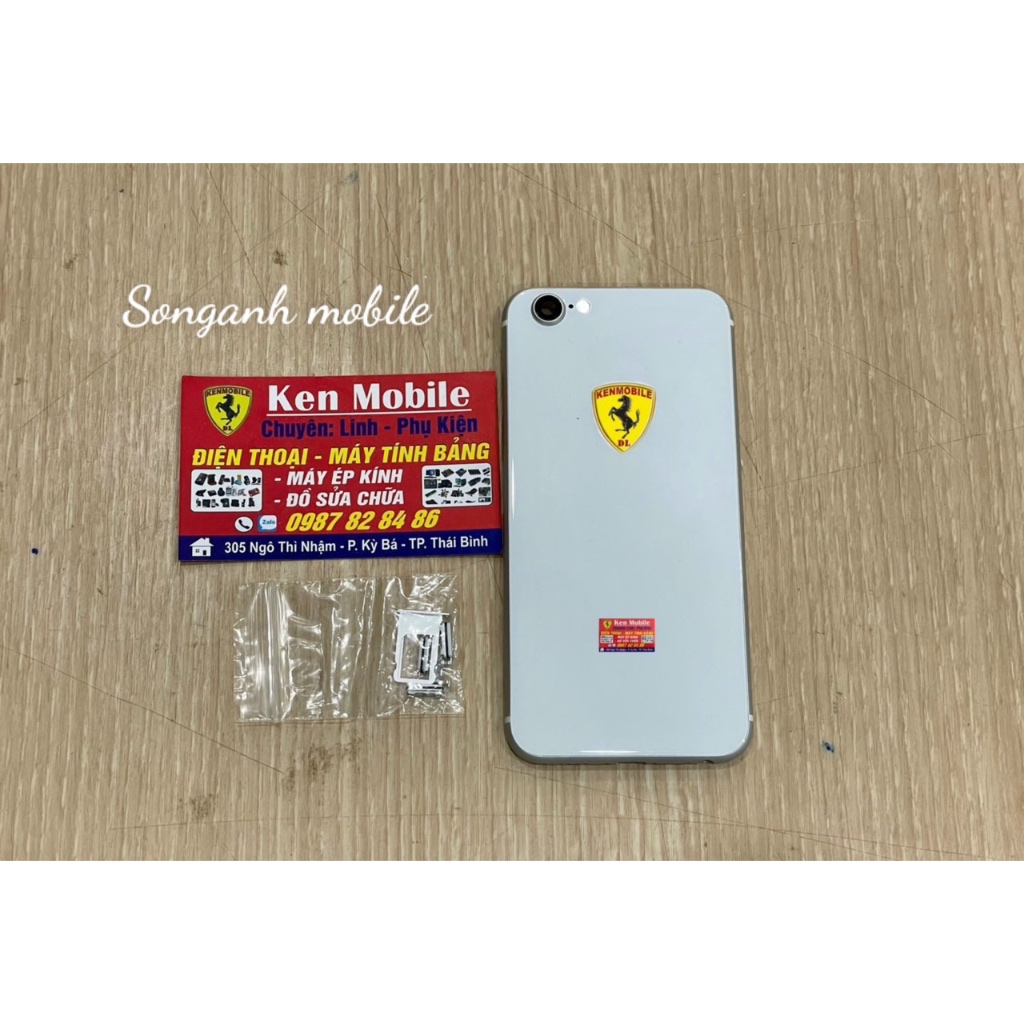 ￼Vỏ độ thương thích cho ip6s / ip 6s lên ip8g / ip 8g đầy đủ phím bộ và khay sim