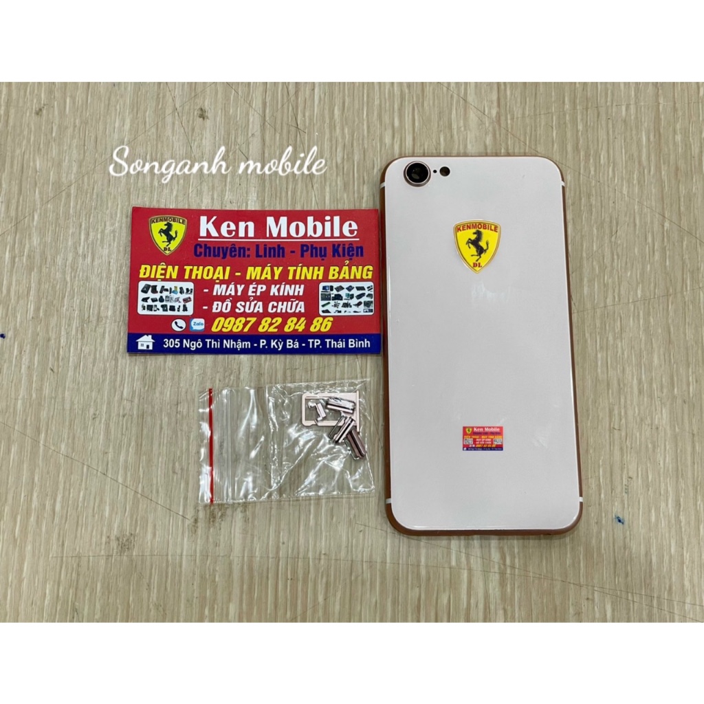 ￼Vỏ độ thương thích cho ip6s / ip 6s lên ip8g / ip 8g đầy đủ phím bộ và khay sim