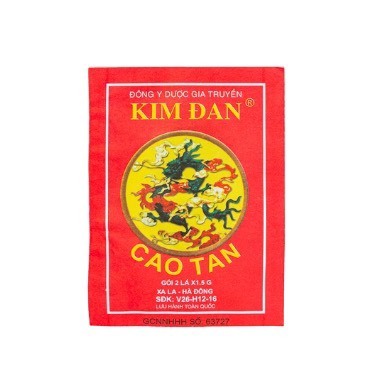 Cao Tan Kim Đan - Cao Dán Giảm Đau, Mụn Nhọt, Bong Gân, Đau Lưng, Sưng Tấy