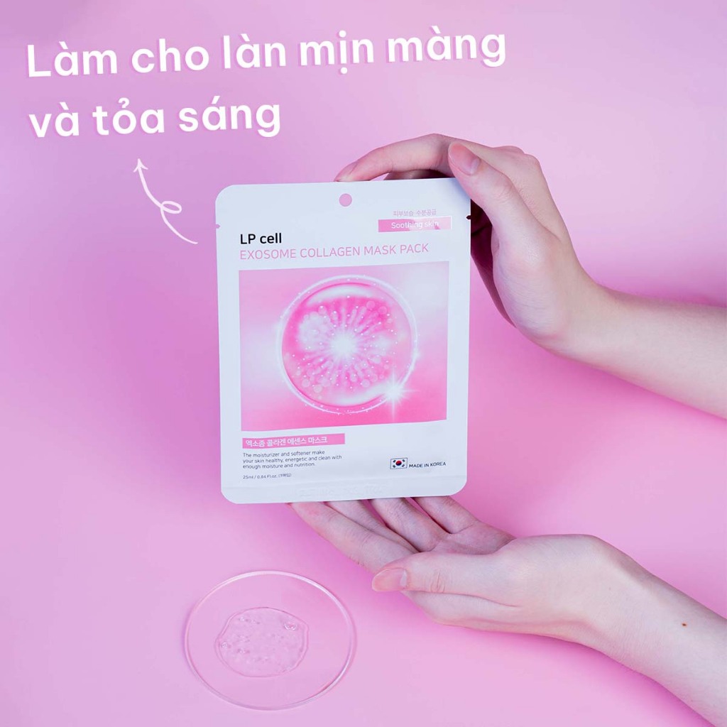 Mặt nạ Collagen dưỡng ẩm, chống lão hóa chuyên sâu Hàn Quốc LP Cell Collagen Mask Pack