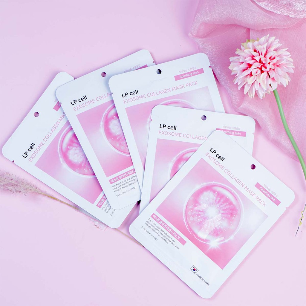 Mặt nạ Collagen dưỡng ẩm, chống lão hóa chuyên sâu Hàn Quốc LP Cell Collagen Mask Pack