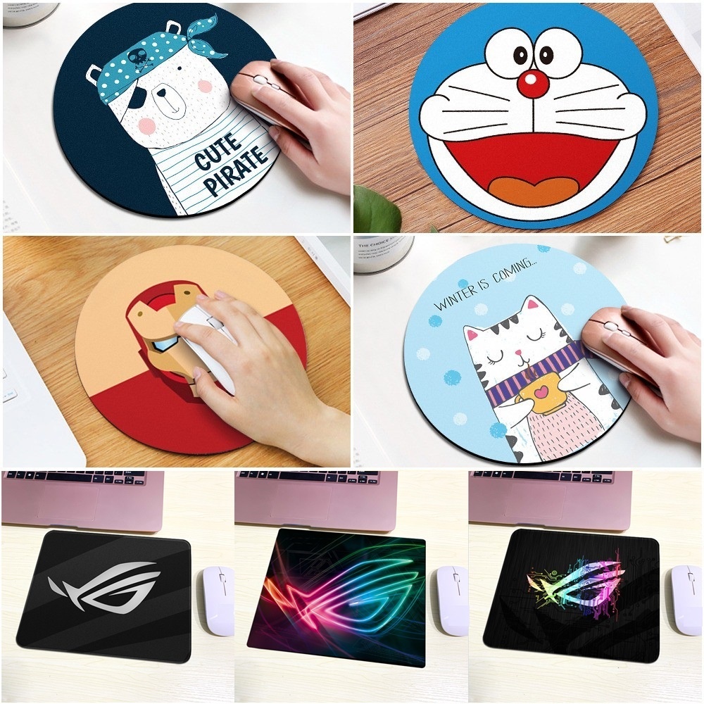 Miếng Lót Chuột 21x26, Pad chuột tròn cute, chất lượng siêu bền, giá siêu rẻ dùng cho máy tính và laptop