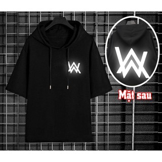 Áo alan walker 100% cotton, áo hoodie hè alan walker phản quang, loại đẹp 100% cotton