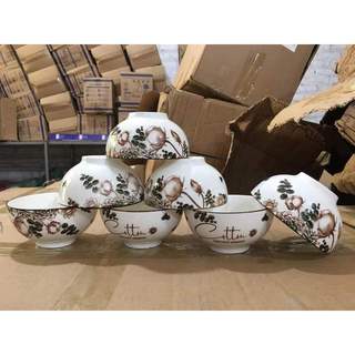 Set 10 chiếc bát hoa ăn cơm màu siêu xinh
