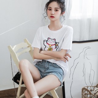 Áo thun thái mèo3D hàng nhập cao cấp