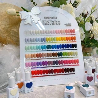 Set sơn gel Macaron Tim 58 màu Hàn Quốc Chính Hãng (tặng bảng màu + 1cặp base top)