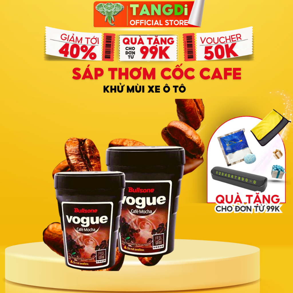 Sáp thơm cốc cafe khử mùi xe hơi trên ô tô chính hãng TANGDi Mã S01