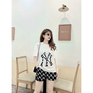 SÉT BỘ NỮ NGẮN COTTON PHỐI 3D CAO CẤP