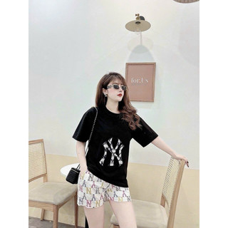 SÉT BỘ NỮ NGẮN COTTON PHỐI 3D CAO CẤP