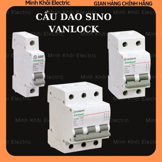 Aptomat Sino Vanlock, cầu dao Sino PS45N các loại, aptomat tép Vanlock,cầu dao tự động Sino Vanlock,attomat,át Vanlock