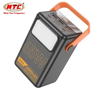 Pin dự phòng hoco j110a 60000mah usb qc3.0 22.5w và typec pd 65w, có đèn led siêu sáng - hãng phân phối