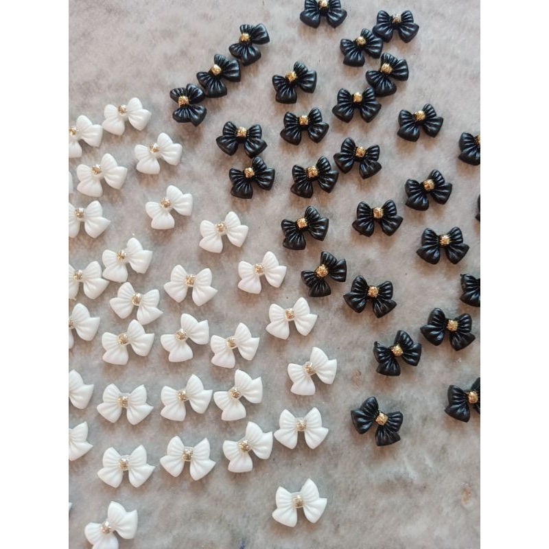 Charm nơ trang trí móng tay nghệ thuật-sét 10-50 charm