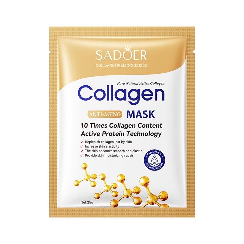 Mặt nạ Sadoer Collagen Bổ Sung Dưỡng Chất Dưỡng Ẩm Cung Cấp Protein Căng Mịn Trắng Sáng Da Nội Địa Trung