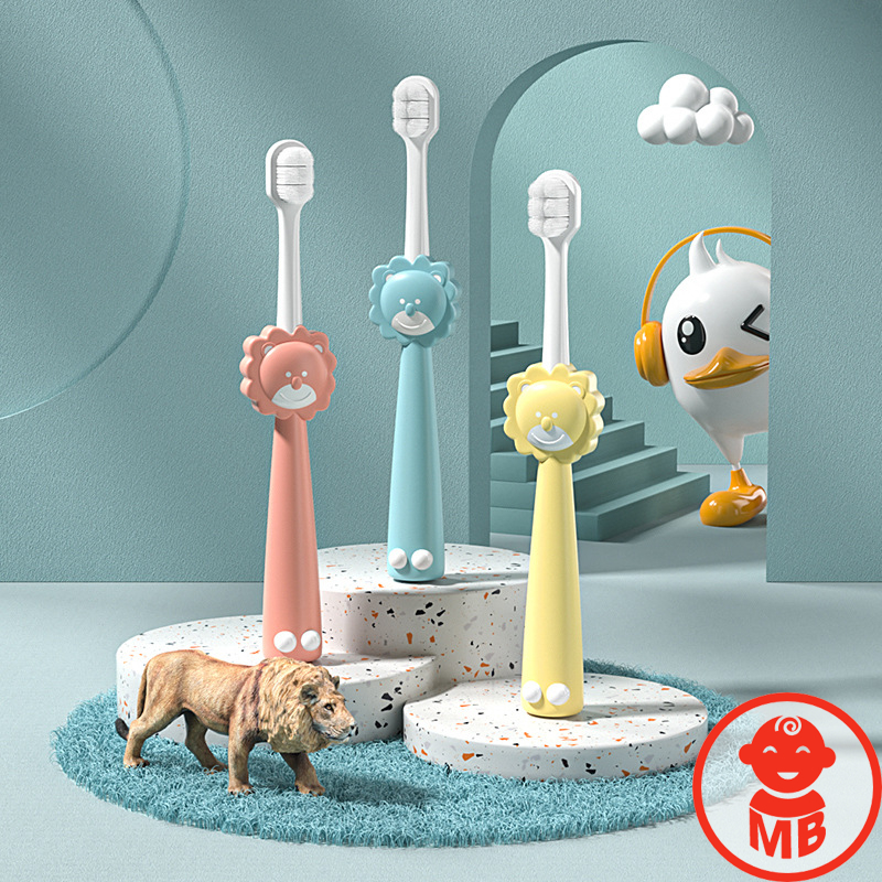 Bàn chải đánh răng lông tơ mềm mại cho bé