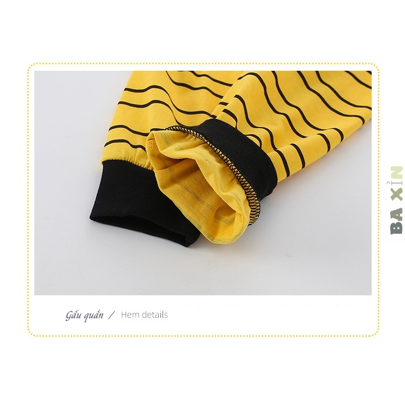 ĐỒ BỘ QUẦN ÁO 100% COTTON DÀI TAY MALWEE CỔ TRÒN CHO BÉ GÁI TRẺ EM MẶC NHÀ HOẠ TIẾT 🐹 MICKEY SIZE ĐẠI