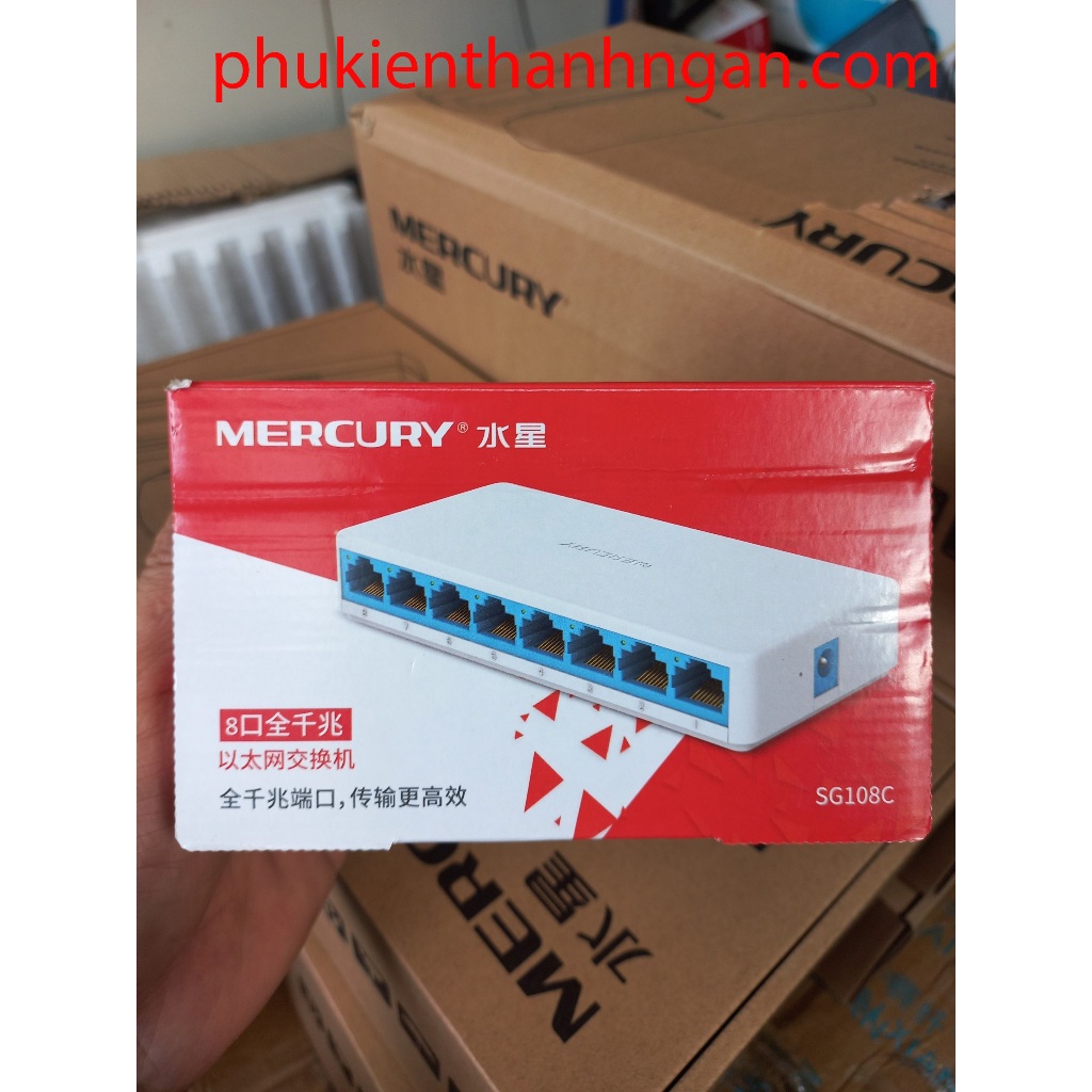Switch 8 PORT MERCURY SG108C ( Gigabit 1G)