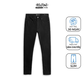 Quần Jean Nam Trơn Form Slim - Routine 10F20DPA102CR1