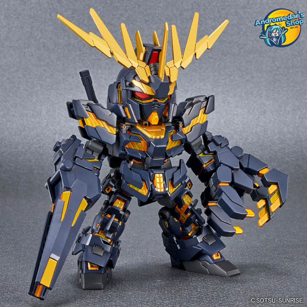 Mô hình lắp ráp SD Gundam Cross Silhouette: Unicorn Gundam 2 Banshee  & Banshee Norn Parts Set