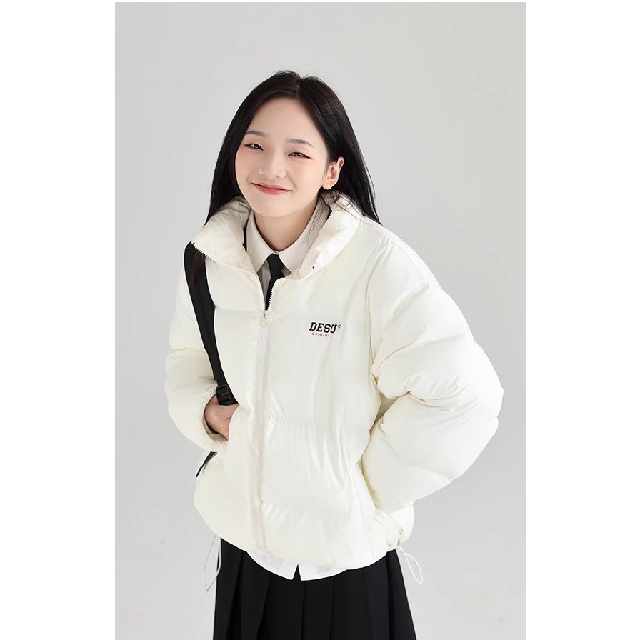 Áo phao béo bánh mì Dessuu phong cách đơn giản cho nữ