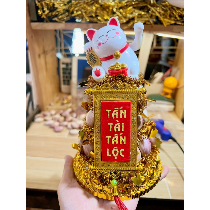 Tháp tỏi Mèo chiêu tài mới 2024