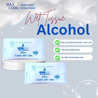 100 cái khăn cồn max cool