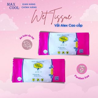 40 cái khăn ướt max cool - vải alex