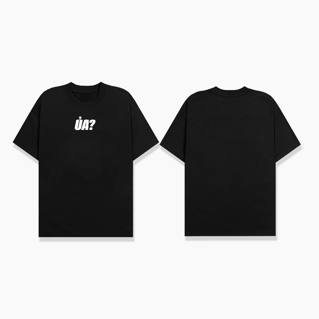 Áo Thun Nam LAUGHTOWN ỦA Tshirt Hai Màu Trắng Đen Tay Ngắn Chất Cotton TSJT068