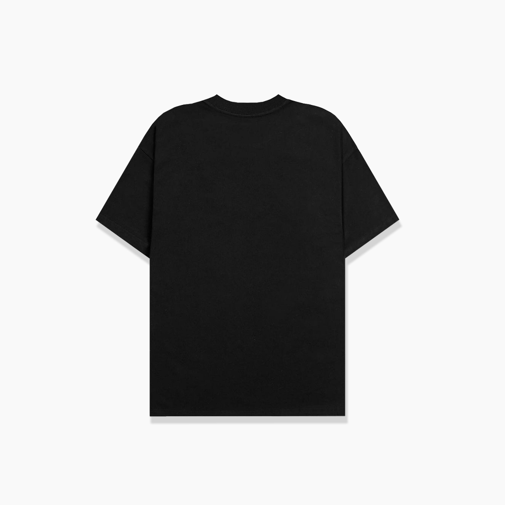 Áo Thun Nam LAUGHTOWN ỦA Tshirt Hai Màu Trắng Đen Tay Ngắn Chất Cotton TSJT068