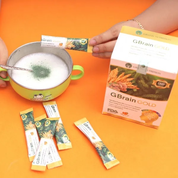 Cốm trí não gbrain gold hộp 30gói