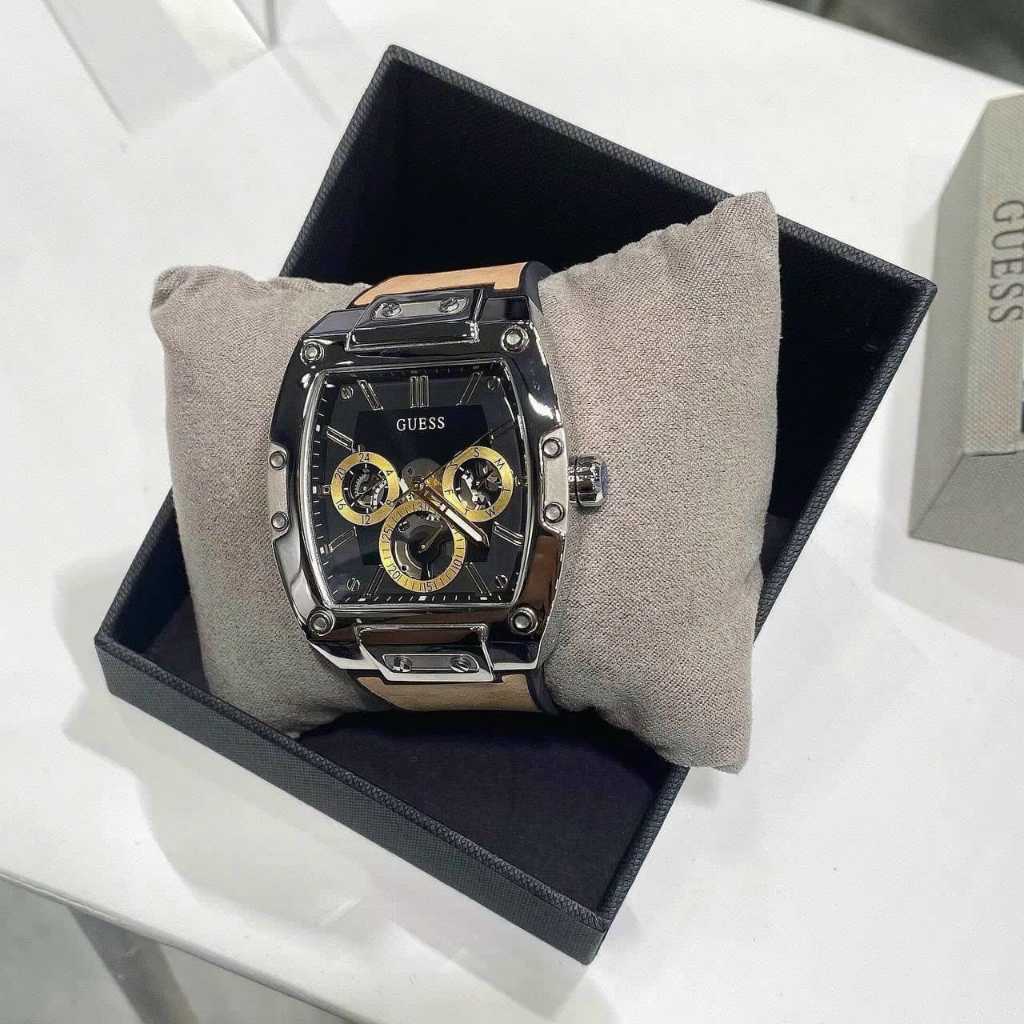 Đồng Hồ Nam Guess GW0202G3 Dây Da 43x51mm