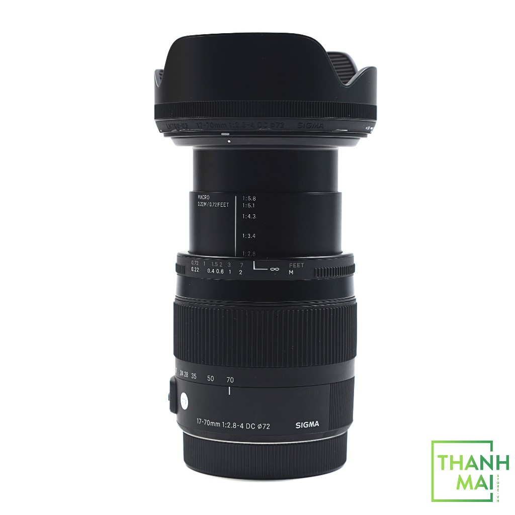 Ống Kính Sigma 17-70mm F/2.8-4 DC For Canon