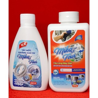 Combo Tẩy lồng giặt, Tẩy gioăng cao su máy giặt