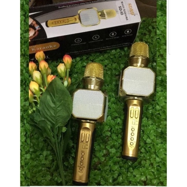 Mic Karaoke Bluetooth - GONA - Micro Sd10 Cầm Tay / Micro Bluetooth