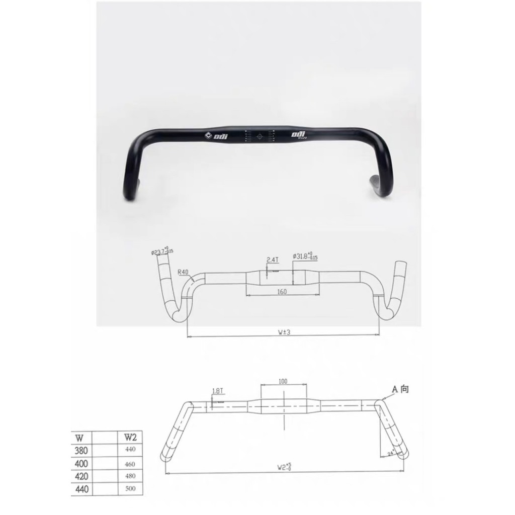 Ghidong Dropbar Gravel/Handlebar Dropbar Gravel/ ODI