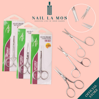 Kéo cắt tỉa lông mày, lông mũi Kềm Nghĩa KM601 KM604 KM605 chính hãng - Kéo cá nhân cao cấp thép không gỉ